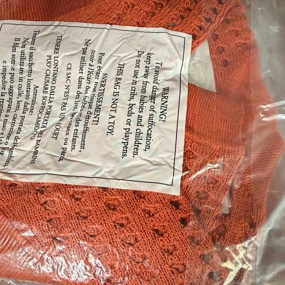 WynneLayers Mesh Shrug Burnt Orange - Picture 4 of 4